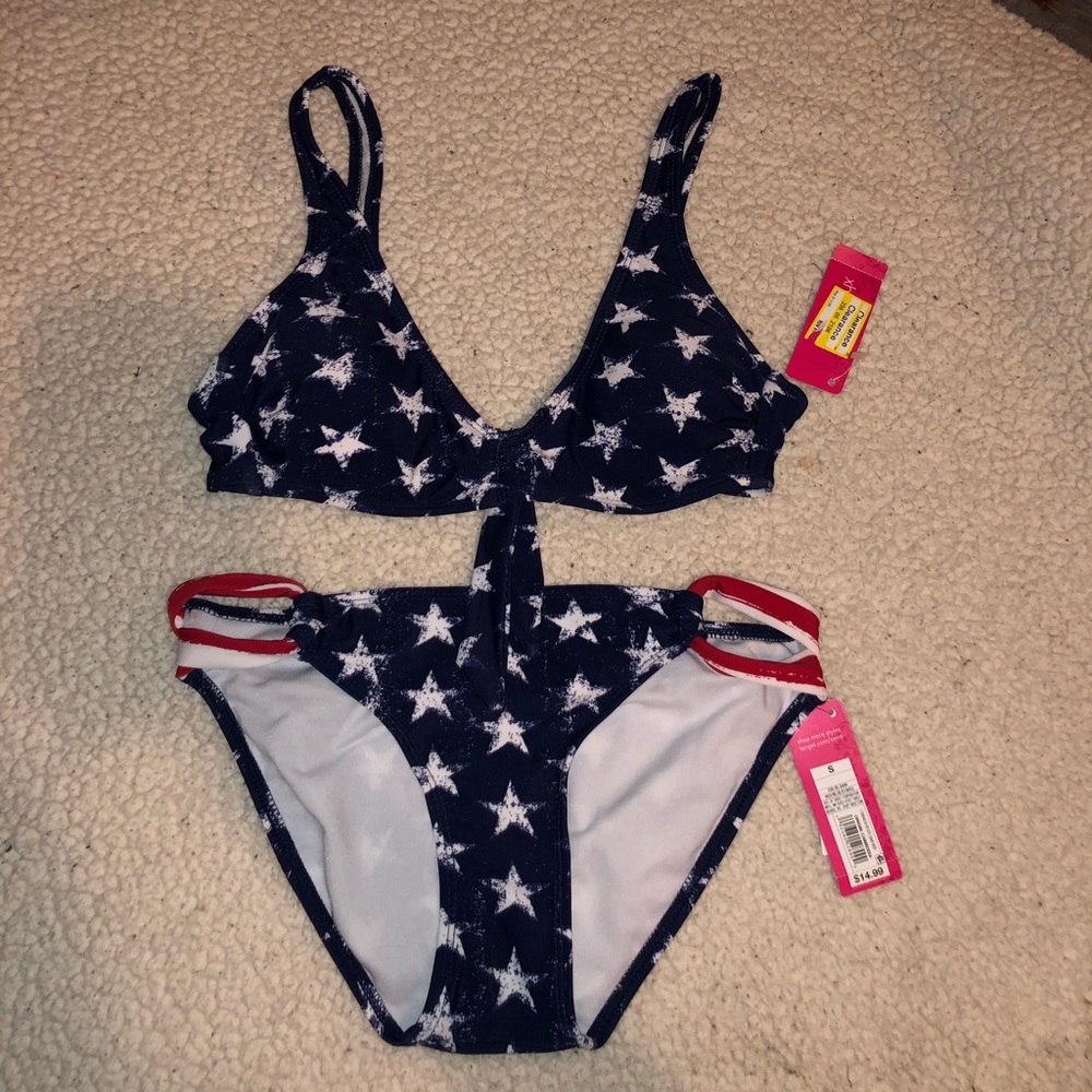 Exhilaration Stars & Stripes/ American flag bikini